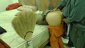 Beautiful Pakistani Maid Experiences First Time Anal Assfucking With Indian Partner