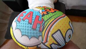 Caught Stepsister Masturbating and Ripped Leggings for Hard Fuck