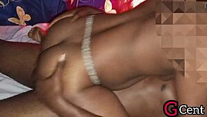 Masseuse Rides Big Black Cock, Moaning To Orgasm In Tight Quickie