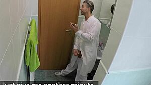 Doctor Secretly Films Himself Fucking Redhead Patient in Hidden European Hospital POV! Nurse Participates in Hardcore Action.