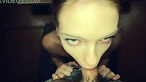 Automatik - Petite 18+ Leah Lee Sucks Daddy For Huge Cumshot Load