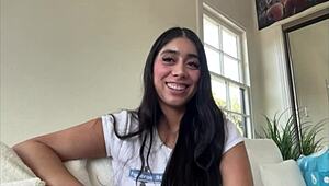 Violet Myers dives deeper in steamy backstage interracial action