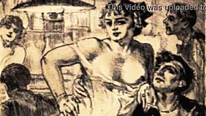 Vintage erotic art explodes!