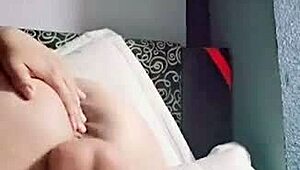 I love my huge dildo! It feels so good in my juicy pussy.