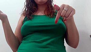 Brazilian Crossdressing Webcam Live Show Preparation