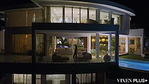 Blonde Vixenplus Babes Licking in Lingerie Compilation