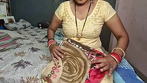 Ashish’s Stepmom Gets Creampied Alone at Home with Dirty Hindi Talk