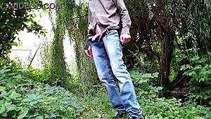 Bent Over Mother-in-Law Fucked Doggystyle Outdoors in Park