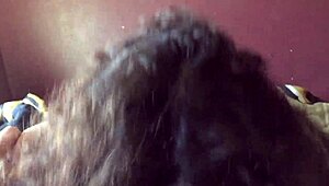 pretty pawg blows guy till he cums