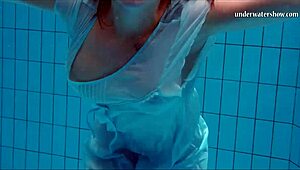 OMG! Piyavka Chehova’s juicy tits bouncing underwater are unreal!