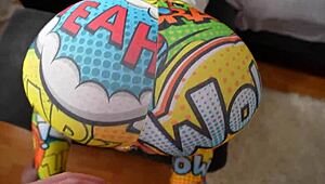 Caught Stepsister Masturbating and Ripped Leggings for Hard Fuck