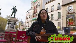 21 years old colombian babe valen pink is not sure about black cocks until she sees this one 😍