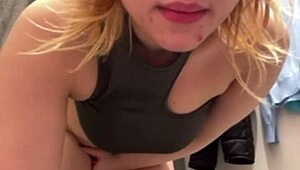 Fingering in Public So Hot, Big Tits Bouncing as She Touches Herself Outdoors. Close-Up Shots Show Every Detail!