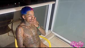 did this guy pop a pill to last longer with that wild chick?