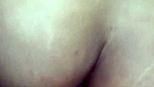 Amateur anal sex with my wife bent over in doggystyle and assfucking