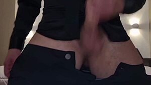 Elegant Amateur Spits On Cock And Cums After Intense Handjob