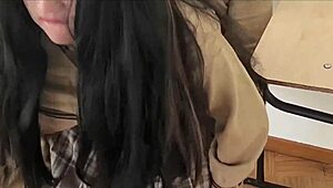 students fuck in empty classroom at mexican school