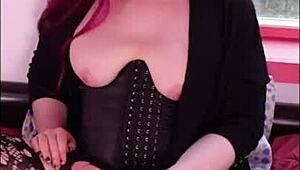 Sexy BBW Shemale in Sleeve and Finishing Scene