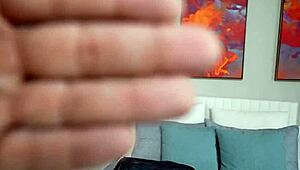 I sneeked up on aubree valentine during our holiday and she gave me a pov blowjob with her pierced tits