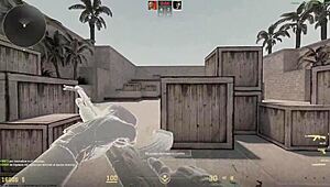 Counter player with 1500hs gets blowjob from novice with 250hs