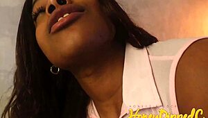 Therapy Session Turns into Face Sitting Addiction with Curvy Black Domination