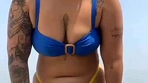 Took the virgin guy home and he loved my swollen pussy flashing