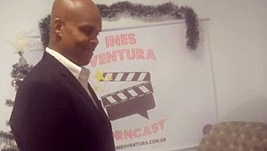 保安上班操美艳拉丁业余妹Inês Ventura跨种族