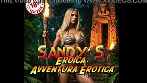 madrastra begs for a massage in the patio when we're home alone, wow!