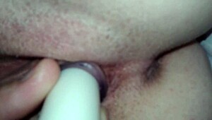 joice pussy orgasm with vibrator and toys