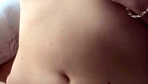 katrina gets her pussy wet while fingering in the kitchen