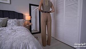 Step mom begs step son to fuck her hard, gets creampie in pussy