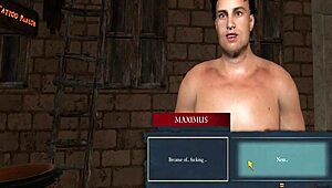 lets play slaves of rome, trying to get in my wifes pants