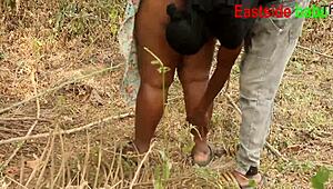 bbw eastsidebabe insisted on outdoor fucking with creampie