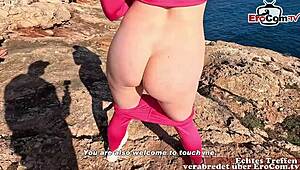 German anal date with tourist on Mallorca
