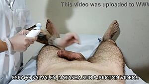 Male Wax Depilation Turns Into Tantric Massage Session