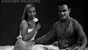 Sly actor with big dick fucks queen actress Sabrina Ferrari hard in ass on adult sex hot channel