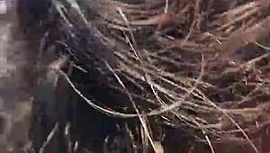 Pretty Mature Wife Gives Amateur Blowjob And Doggy Fuck Cum In Mouth In Public Bush