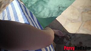 Holy crap! Step-dad and step-daughter cross forbidden lines with raw fucking!