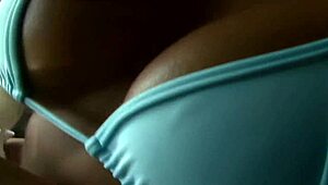 Eva cruz deepthroats and licks her neighbor's asshole in lingerie.