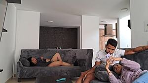 my girlfriend's stepmother sucks my cock in the massage