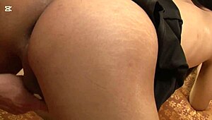 A Pretty Asian Shemale Enjoys Intimate Moments At Home With Rough Anal