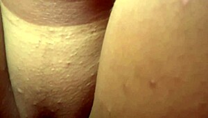 Young latina amateur rides her partner with her big sexy ass in fetish scene