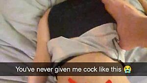 Richelle Rose's POV Revenge Creampie on Snapchat with Curly-Haired MILF in Doggy Style