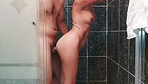 yo, my stepmom’s begging me to bang her hard while i’m in the bath with that wet body