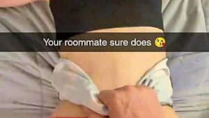Richelle Rose's POV Revenge Creampie on Snapchat with Curly-Haired MILF in Doggy Style