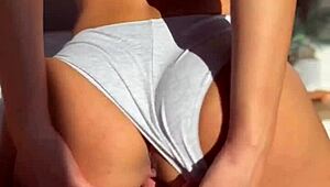 latina hottie surprises with reverse cowgirl morning fuck