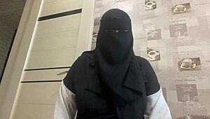 Syrian MILF in Panties Gently Caresses Her Wet Pussy