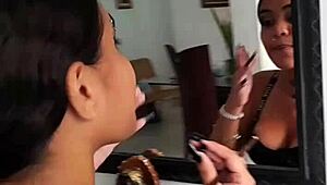 Fucking my 18-year-old Latin stepsister in kitchen 😈