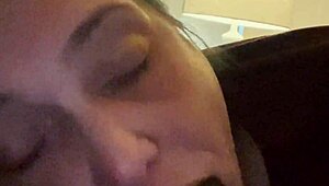 Momma's mouth feels incredibly good with those deep licks on the big cock.