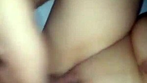 Beautiful indian girl ENJOYS her hot boobs in bedroom